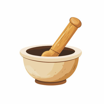 recommend clip art: Mortar and Pestle Icon Vector Illustration
