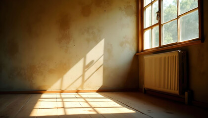 Shadows creating abstract illusions, completely unrelated to the objects casting them, evoking mystery and surrealism
