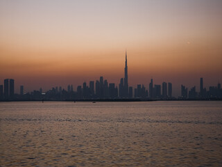 Evening Serenity: Dubai’s Skyline at Dusk