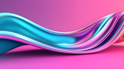 Abstract Blue Purple Wave Background