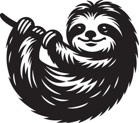 Sea Turtle Silhouette Vector Art on White Background - Majestic Marine Animal Icon Design

