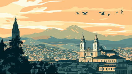 Obraz premium Historic Quito- Architecture and Beauty.eps