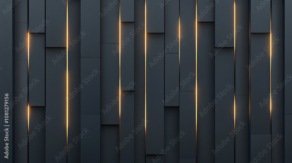 Aufkleber modern abstract background with vertical strips and glowing light lines creating a dynamic and styli