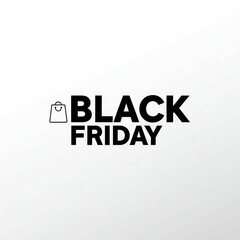 Fototapeta premium black friday logo,