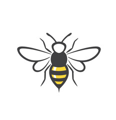 Bee Logo Insect Design Vector Design Icon Illustration