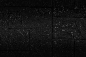 Fototapeta premium Dark gray black texture stone wall background