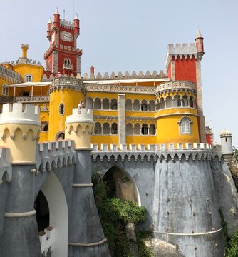 Pena Palace in Sintra, Portugal - Colorful Romantic Architecture