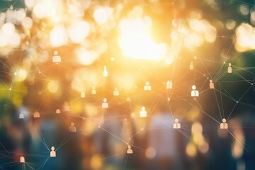 A network for education, mixed group and positive sentiment