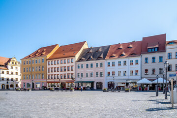 Obraz premium Marktplatz, Torgau, Sachsen, Deutschland 