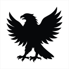 eagle silhouette vector