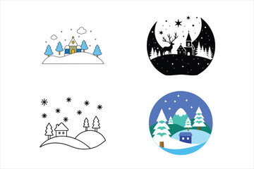 set of elements for design