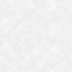 Vector white geometric seamless abstract texture overlap layer on bright space. Lines effect decoration for banner. Graphic design circles elements.