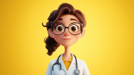 Friendly female doctor extending an invitation for collaboration healthcare professional transparent communication
