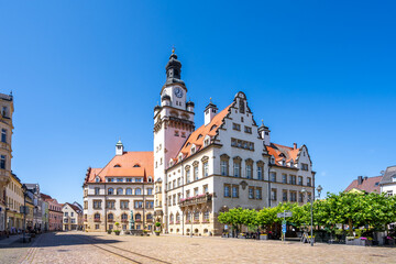 Altstadt, Doebeln, Sachsen, Deutschland 