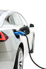 Electric car charger Isolated On Transparent Background