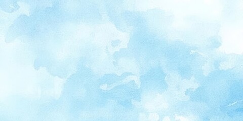 Abstract light blue watercolor background resembling a serene ocean, calming, artistic, texture