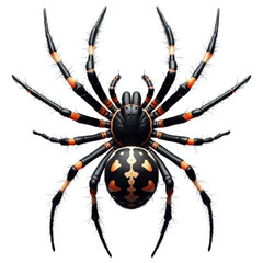 Obraz premium Spider on a transparent background