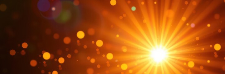 Obraz premium Gold lights rays scene background with bright glowing beams radiating from a central point, casting a warm and magical glow, gold, beams
