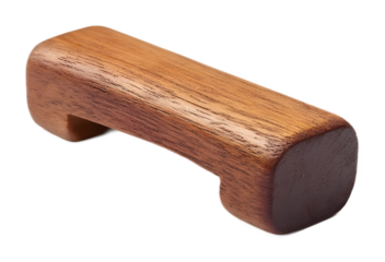 Wooden stamp on a transparent background. isolated background.