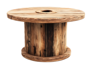 Wooden tabletop with autumn leaves on a transparent background. isolated background.