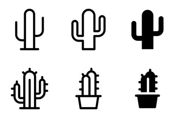cactus icon set © Lalavida