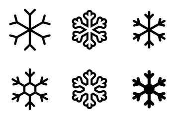 snowflake icon set