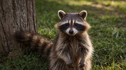 Fototapeta premium raccoon