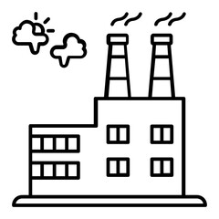 factory plant icon