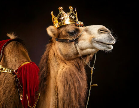Camello real de los reyes magos de oriente