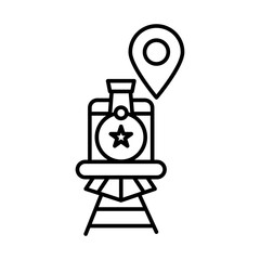 Train icon template