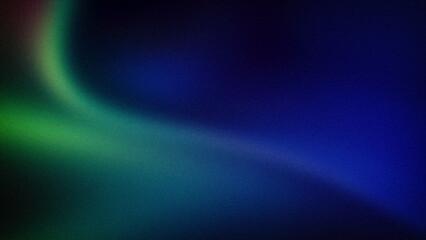 Mesmerizing abstract gradient with flowing green, teal, and deep blue hues, enhanced by a grainy texture and soft, blurred edges, ideal for digital backdrops