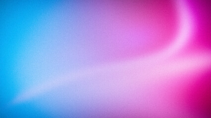 Lively abstract gradient blending blue, pink, and light purple hues with a soft, flowing wave pattern and grainy texture, perfect for vibrant backdrops