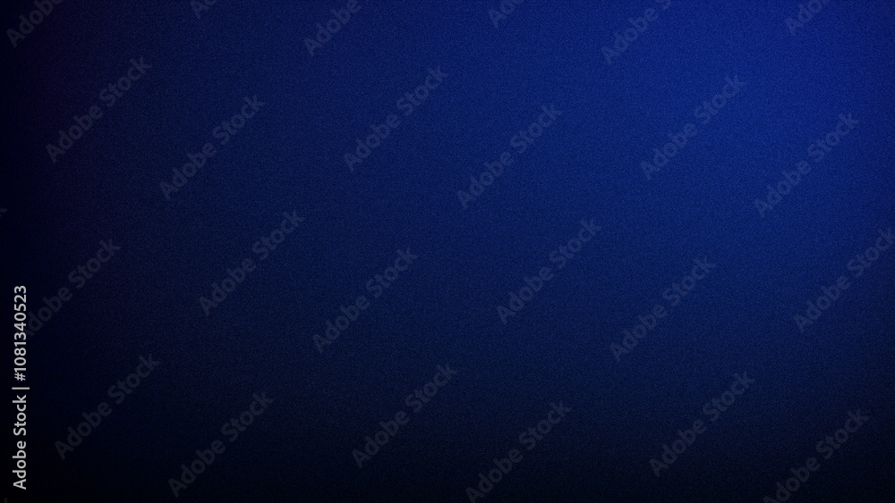 Wall mural deep blue gradient background with subtle grainy texture and dark edges, creating a sophisticated an