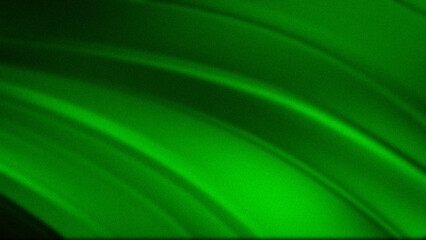 Bold abstract gradient with vibrant green flowing waves and a subtle grainy texture, ideal for striking backgrounds, wallpapers, and banners