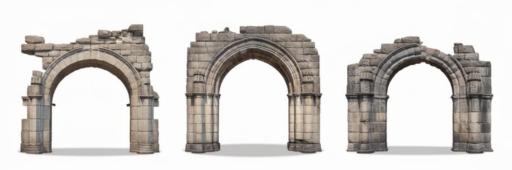 Ancient Stone Arches: Architectural Fragments 