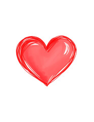 Obraz premium red heart shape