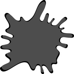 Illustration of water splash and some water droplets scattered around it, indicating freshness and speed.