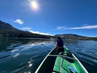 Kayaking on Tahoe Lake