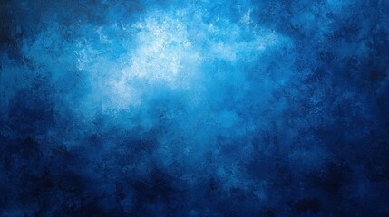 Soft royal blue background with a light vignette effect, drawing focus to the center.