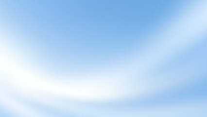 Obraz premium Soft Blue Gradient Sky Background Abstract