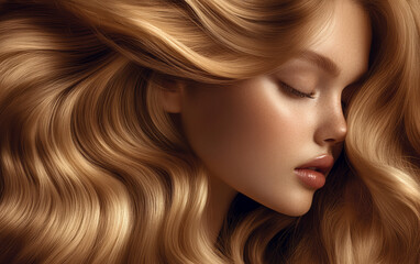 Naklejka premium Hairdressing theme business background 