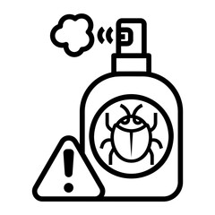insecticide Line Icon