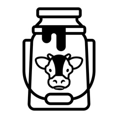 milk Line Icon