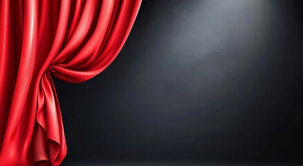 Unveiling the stage the dramatic elegance of red curtains in theatrical settings