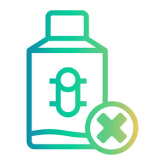 pesticide Line Gradient Icon