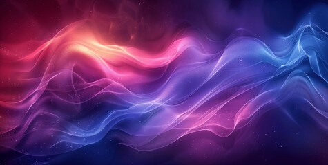 Fototapeta premium Dynamic Blue and Purple Abstract Flow