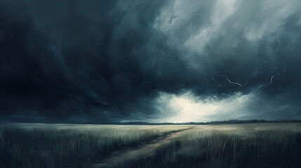 lightning hurricane natural disaster rainstorm flooding typhoon strong wind heavy rain rainfall destruction damage storm nature environment adverse weather thunderstorm rural field 