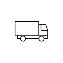 Truck icon symbol vector image illustration
