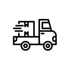 Truck icon symbol vector image illustration
