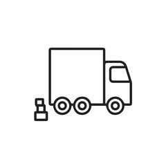 Truck icon symbol vector illustration
